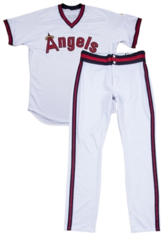 2018 Shohei Ohtani Game Used Los Angeles Angels 1980s TBTC Home Run Uniform: Jersey Worn On 8/27/18 & Pants Worn On 8/27/18 & 8/28/18 - First Ohtani Full Uniform Ever Offered (MLB Authenticated)
